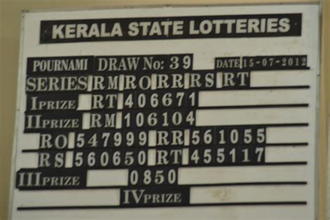 www.keralalotteries.com result|Kerala State Lottery Results .